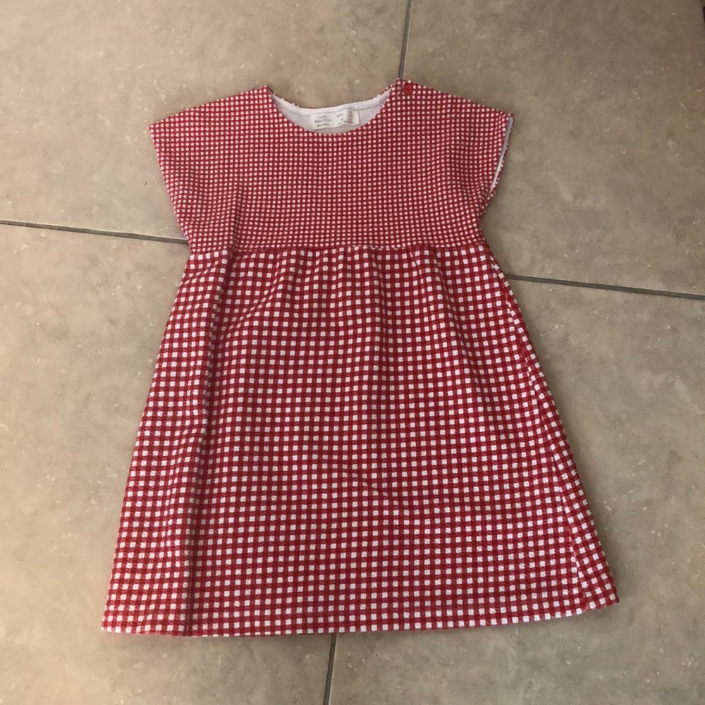 Zara Toddler/Little Girl red gingham dress